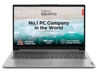 Lenovo Ideapad 1 Amd Ryzen 5 5500U 15.6″ Hd Thin And Light Laptop (16Gb/512Gb Ssd/Windows 11 Home/Ms Office 2021/Cloud Grey/1.61Kg), 82R400Erin