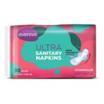Evereve Ultra Sanitary Napkin/Pad, 280Mm, X-Large, Pack Of 30, Maximum Coverage, Ultra Thin, Super Absorbent Core For Fast Absorption Of Liquid, Odour Neutralising Technology