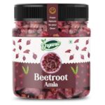Organic 100% Dried Sugar Free Beetroot Amla Candy | Export Quality Aamla | | Low Processed Amla |Natural | No Preservative | No Artificial Colour Used (Amla) (400 Gm)
