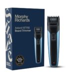 Morphy Richards Astonx Bt1110 Beard Trimmer For Men|9 Settings Single Comb| Reachargable Men Trimmer For|Removable & Washable Blades| 2-Yr Warranty |Travel Friendly Beard Trimmer|Metallic Blue & Black